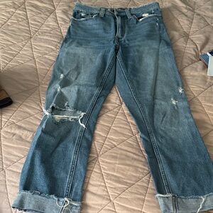 Abercrombie & Fitch Light Blue Denim Jeans mom style